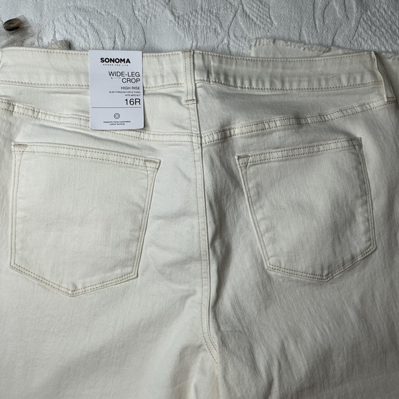 Sonoma Cream Straight Leg Jeans - Picture 7 of 7